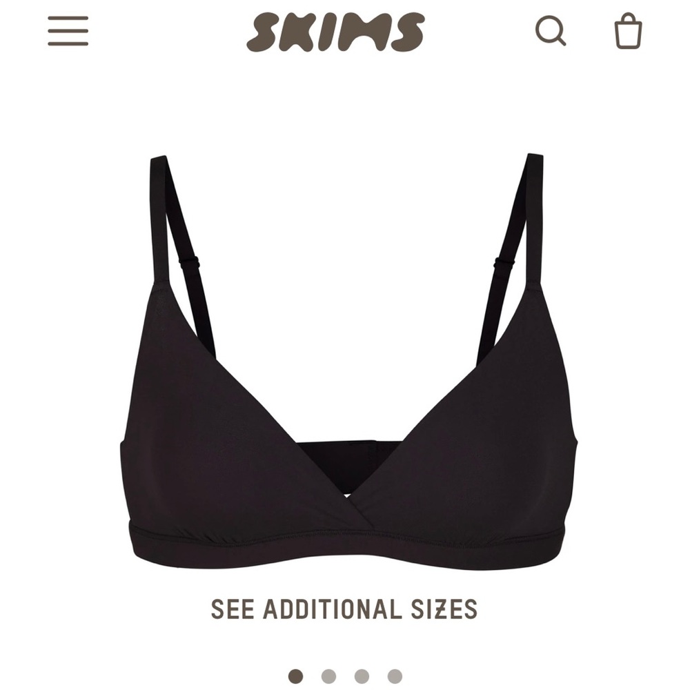 SKIMS: “Fits Everybody Crossover Bralette” (size: XS)
